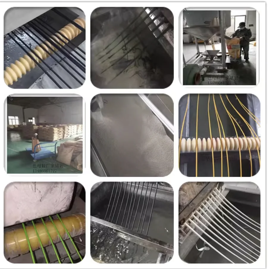 Production line for plastic processing